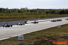 Årets STCC-premiär kördes på Skövde flygplats.