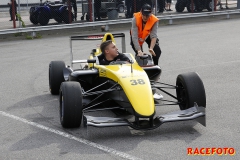 STCC-finalen Mantorp Park. Monsunregn och storm.