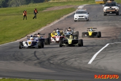 STCC-finalen Mantorp Park. Monsunregn och storm.