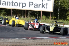 STCC-finalen Mantorp Park. Monsunregn och storm.