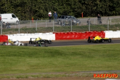 STCC-finalen Mantorp Park. Monsunregn och storm.