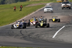 STCC-finalen Mantorp Park. Monsunregn och storm.